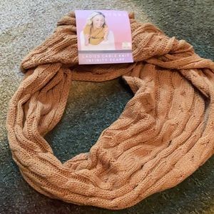 Mustard yellow infinity scarf brand new